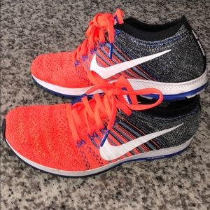 Nike Zion Running, Orange and Blue, Size: 5.5